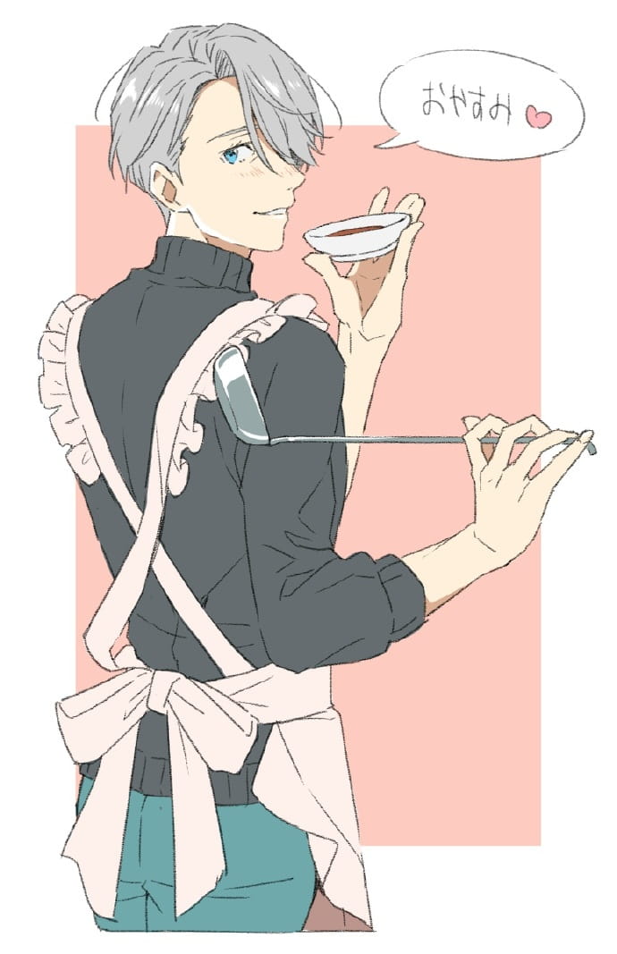 冰上的尤里CP 维克多和尤里 手机壁纸下载(1)