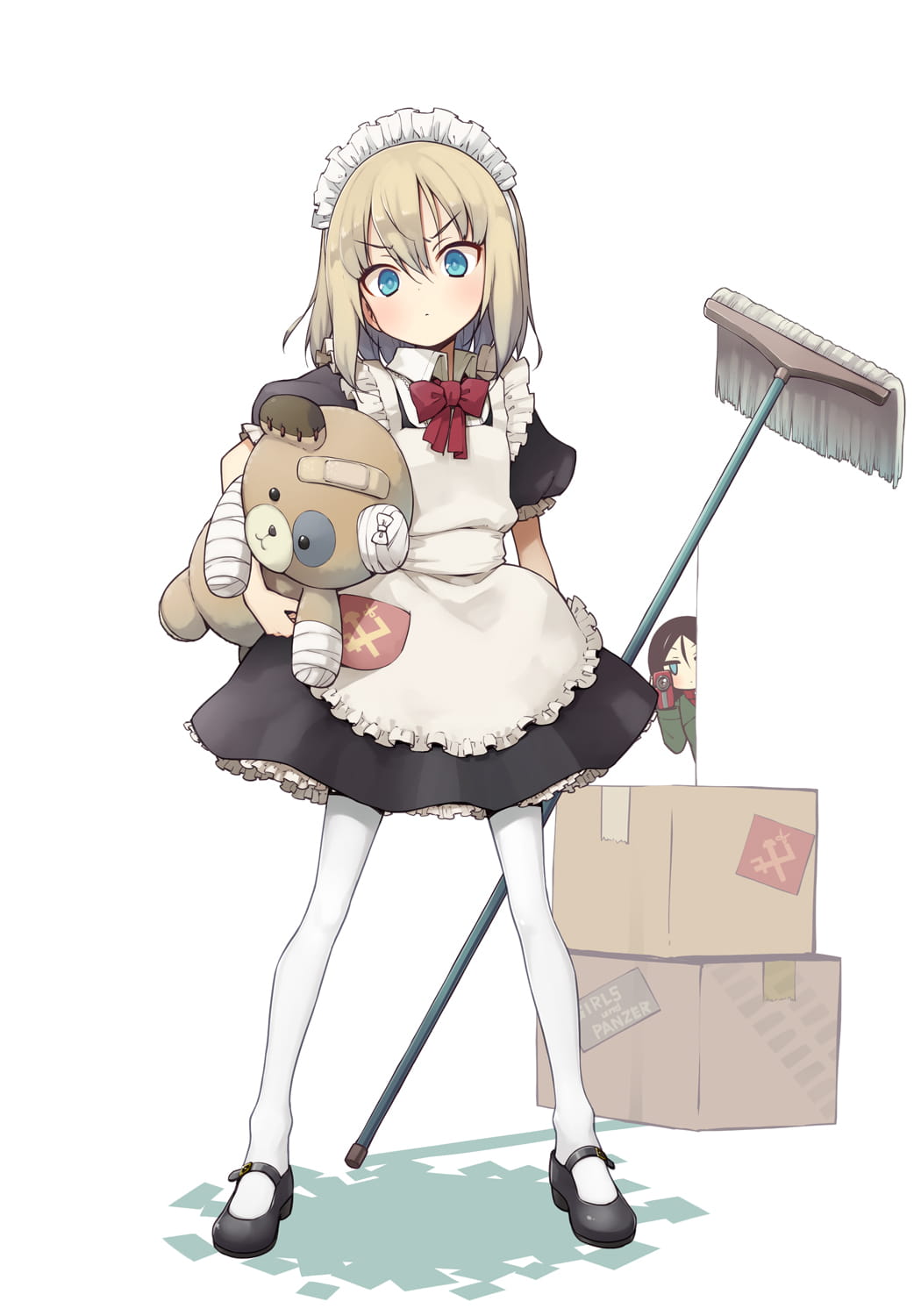 拜倒在围裙下 女仆装动漫手机壁纸下载(1)