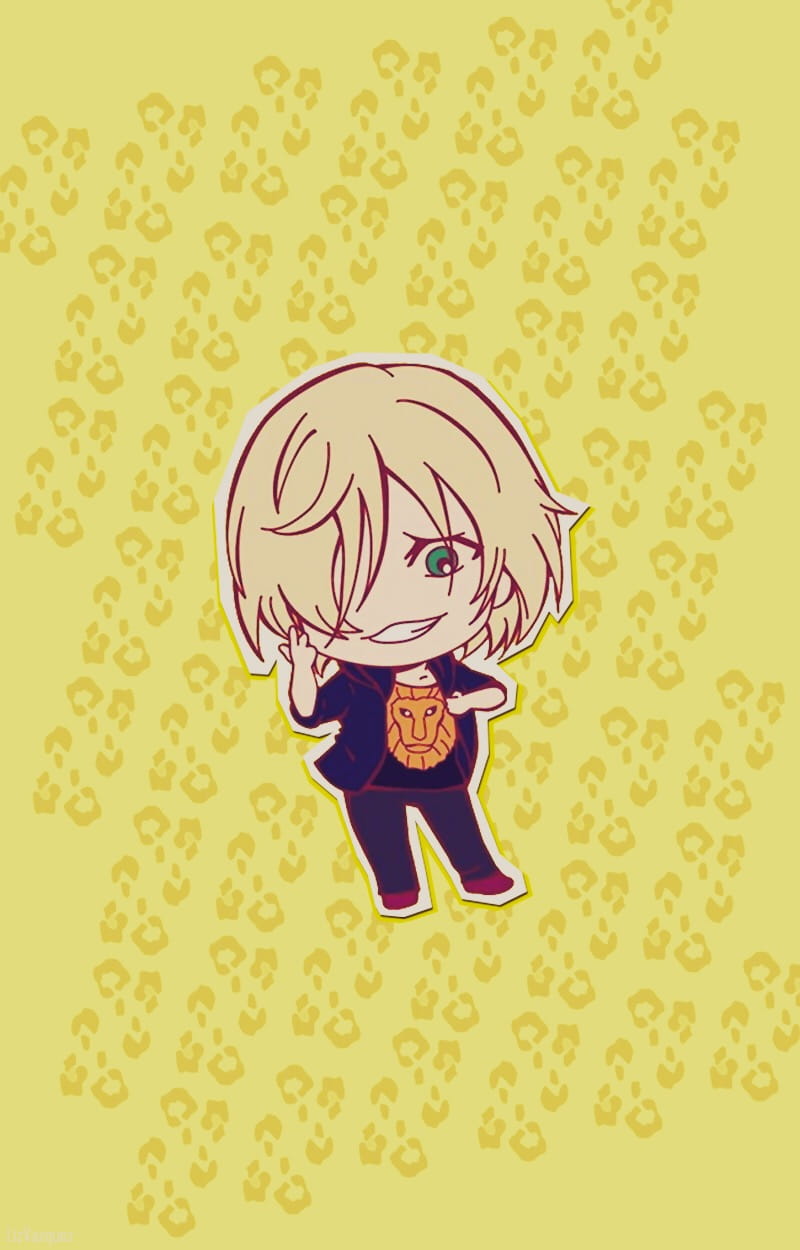 冰上的尤里 Q版手机壁纸