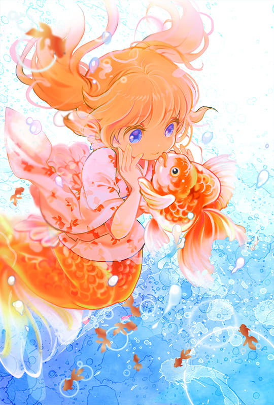 转发有好运哟~锦鲤动漫手机壁纸下载(1)