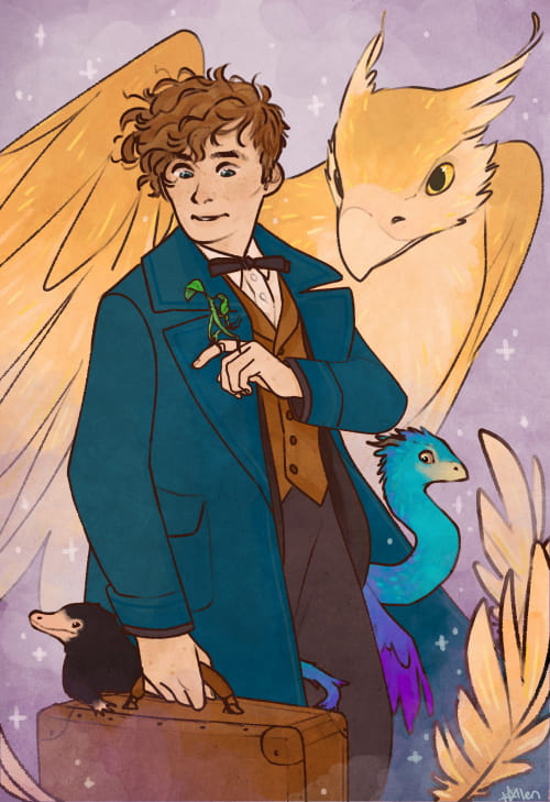 神奇动物在哪里 高清手机壁纸