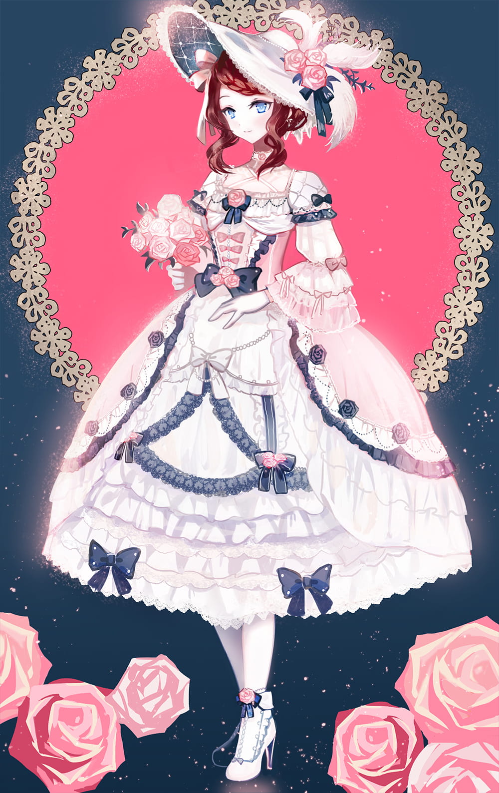 Lolita少女手机壁纸 P站lo娘美图(1)