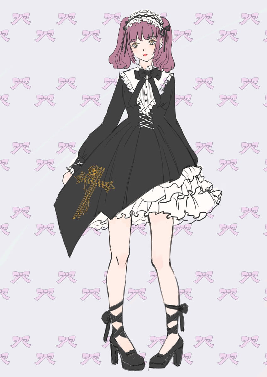 Lolita少女手机壁纸 P站lo娘美图(1)