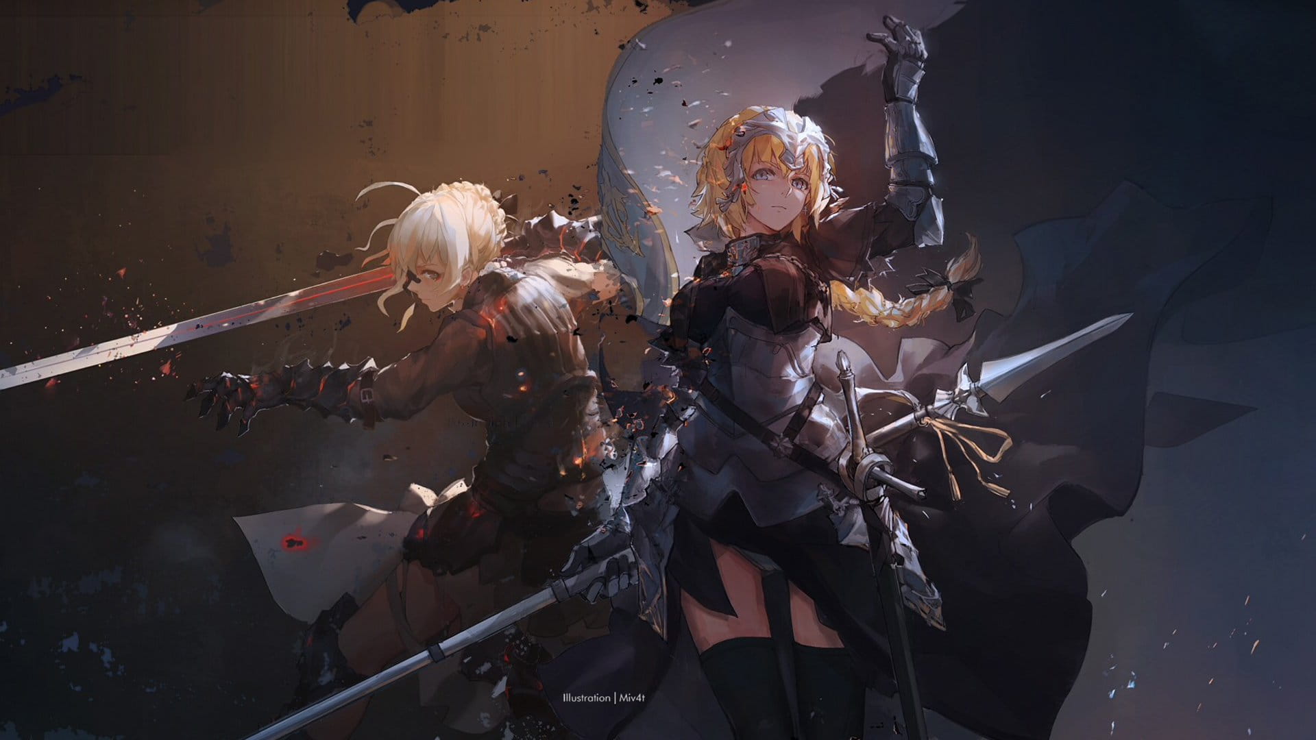 Fate/Grand Order贞德 精选电脑桌面壁纸下载(1)