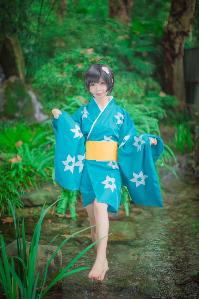 物语系列清纯少女 阿良良木月火COS