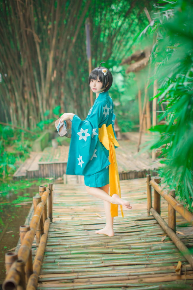 物语系列清纯少女 阿良良木月火COS