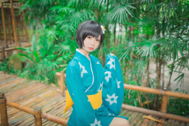 物语系列清纯少女 阿良良木月火COS