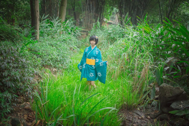 物语系列清纯少女 阿良良木月火COS