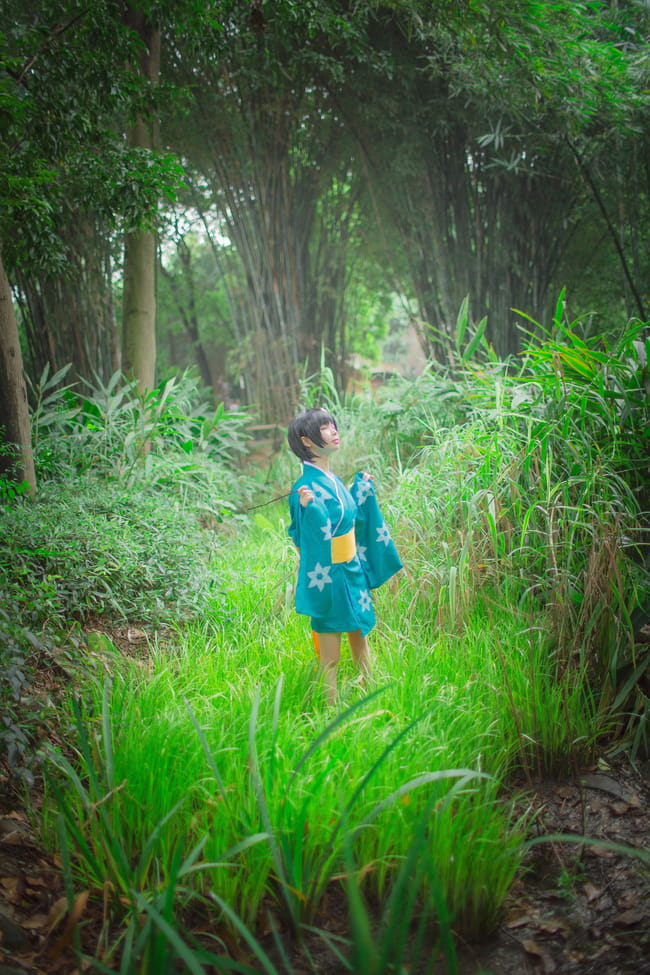 物语系列清纯少女 阿良良木月火COS