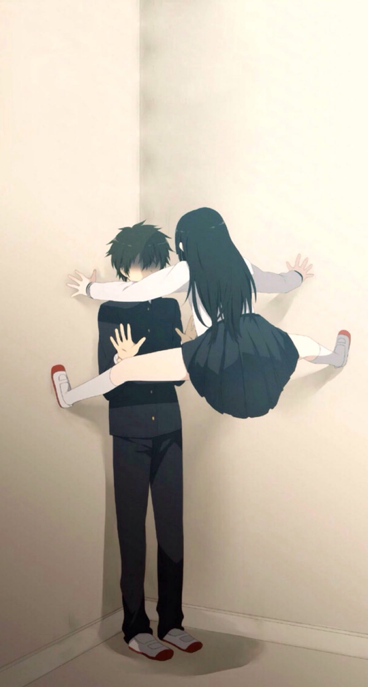 冰菓 折木奉太郎&千反田爱瑠 玫瑰色的动漫手机壁纸(1)