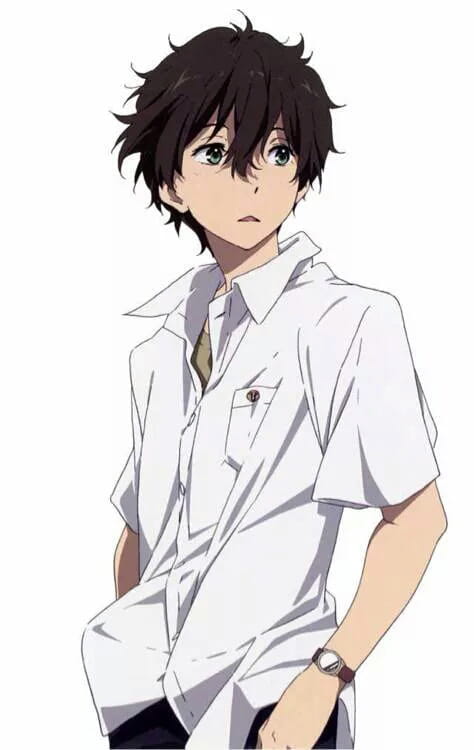 冰菓 折木奉太郎&千反田爱瑠 玫瑰色的动漫手机壁纸(1)