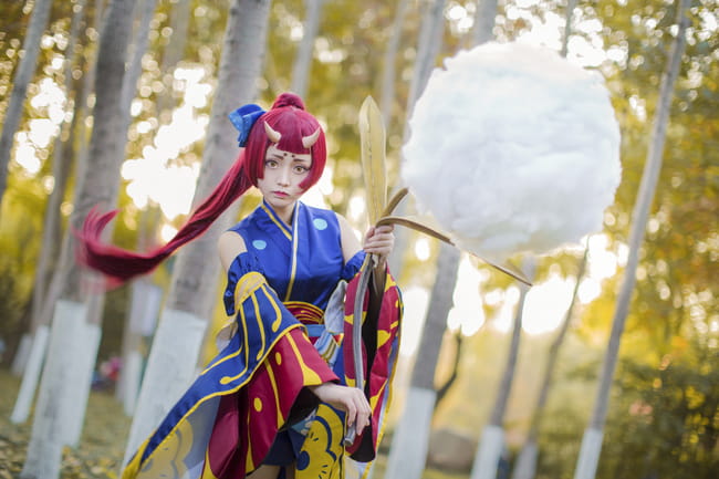 【授权】强势大奶回归 萤草觉醒COS