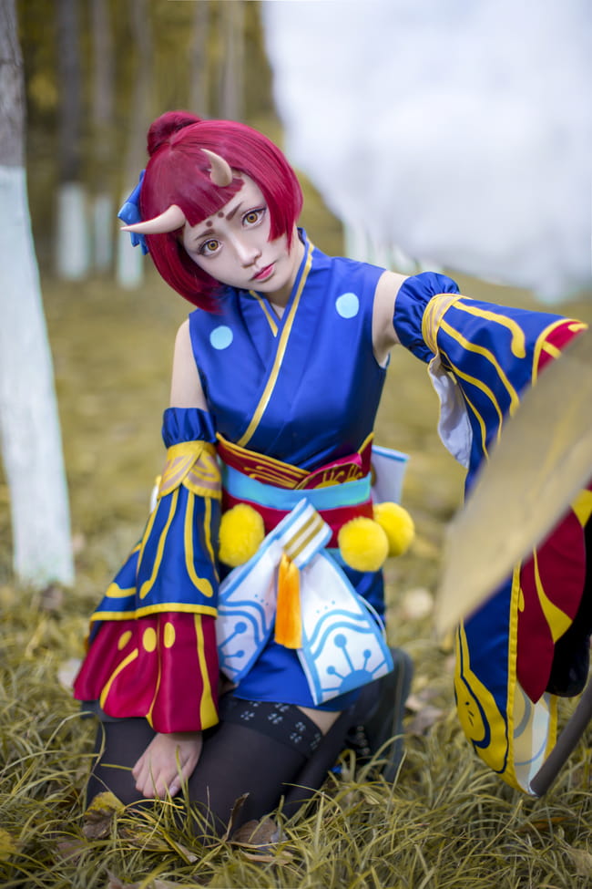 【授权】强势大奶回归 萤草觉醒COS