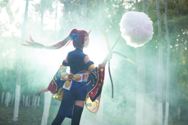 【授权】强势大奶回归 萤草觉醒COS