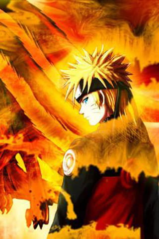 火影鸣人九尾结合体 壁纸下载