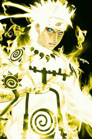 火影鸣人九尾结合体 壁纸下载