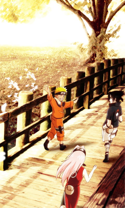 火影忍者之三人行手机壁纸