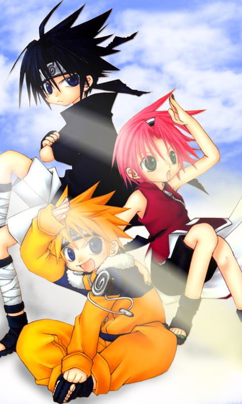 火影忍者之三人行手机壁纸