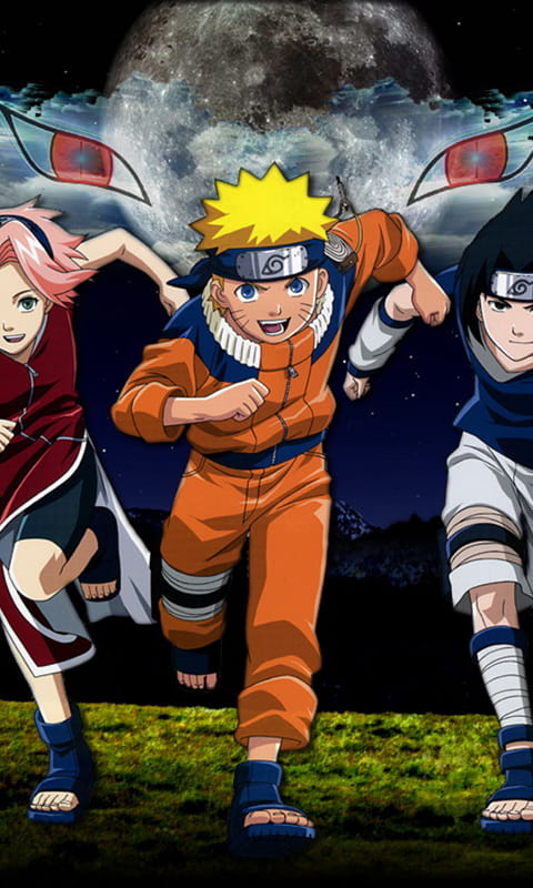 火影忍者之三人行手机壁纸