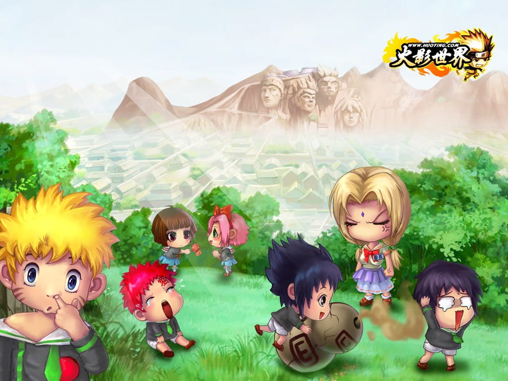 火影世界卡通壁纸 下载