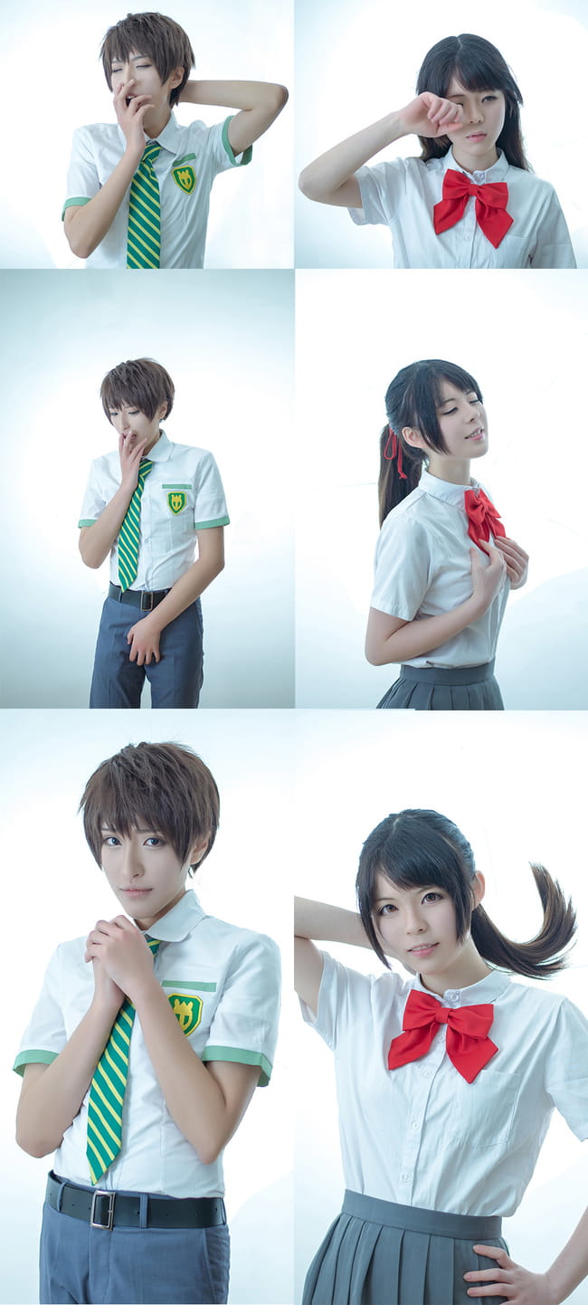 梦里相逢人不见 你的名字cos大赏