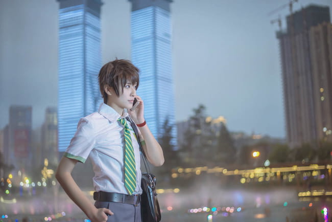 梦里相逢人不见 你的名字cos大赏