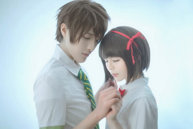 梦里相逢人不见 你的名字cos大赏