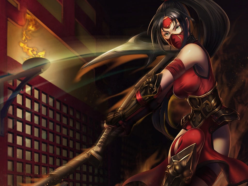 LOL暗影之拳 阿卡丽魅惑壁纸