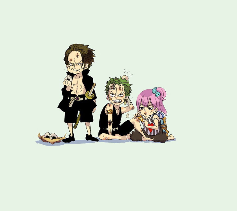 简约清新Q版海贼王壁纸