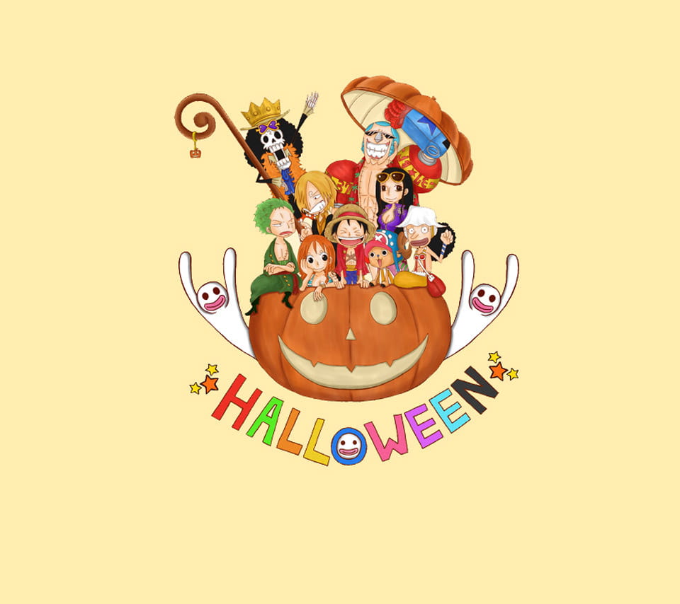 简约清新Q版海贼王壁纸