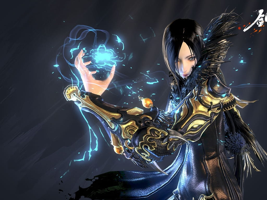 剑灵唯美的东方武侠传奇壁纸