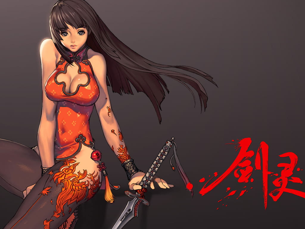 剑灵唯美的东方武侠传奇壁纸