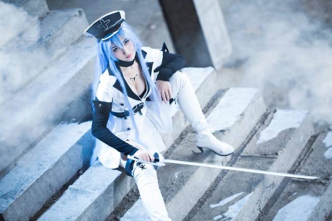 【授权】斩赤红之瞳冰霜女王 艾斯德斯COS