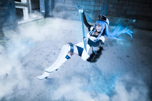 【授权】斩赤红之瞳冰霜女王 艾斯德斯COS