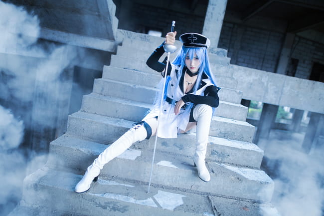 【授权】斩赤红之瞳冰霜女王 艾斯德斯COS