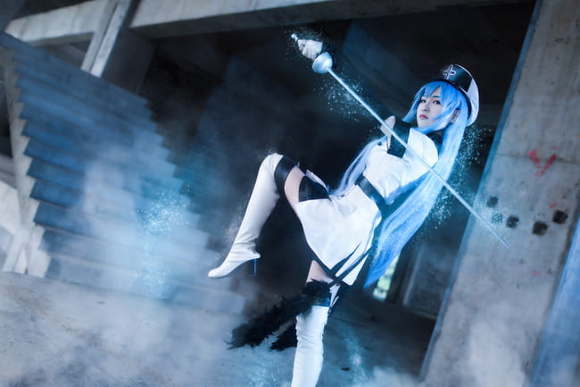 【授权】斩赤红之瞳冰霜女王 艾斯德斯COS