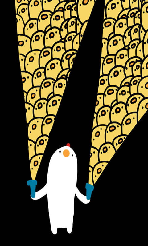 小黄鸡咯咯哒 萌系小黄鸡手机壁纸