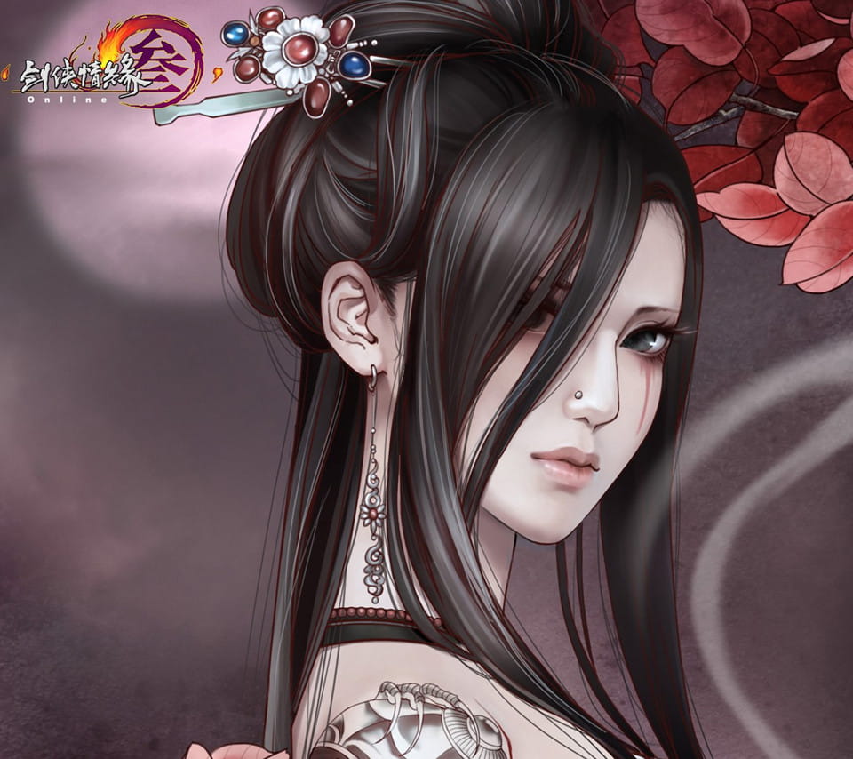 剑侠情缘Ⅲ美女手绘壁纸