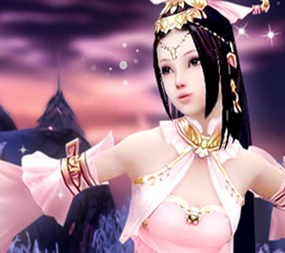 剑侠情缘美丽女孩等着你