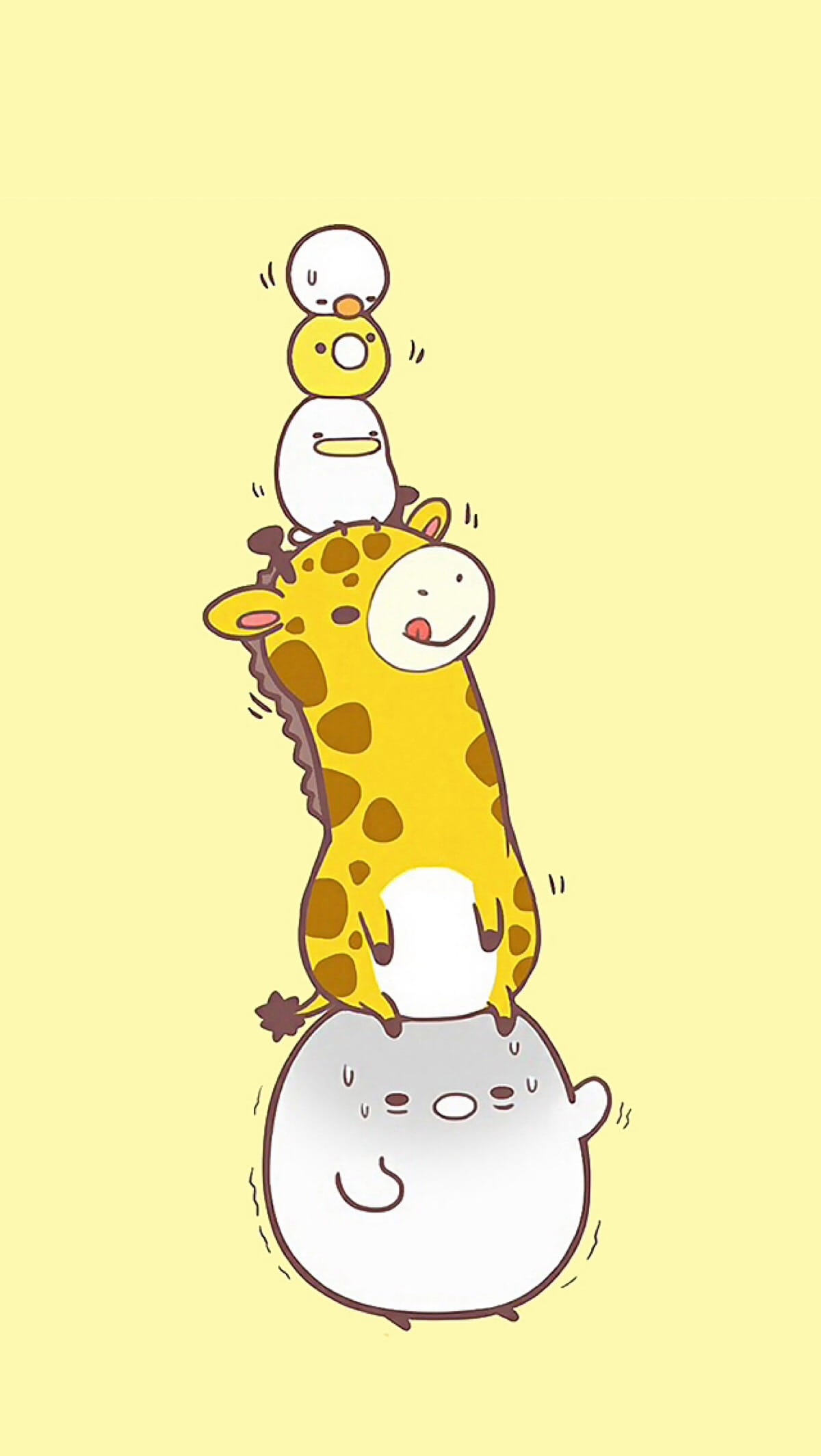 卡通简单绘 好看的手机壁纸(1)