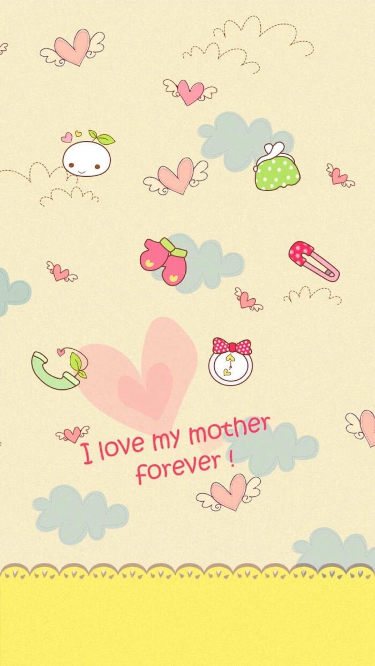 卡通简单绘 好看的手机壁纸(1)