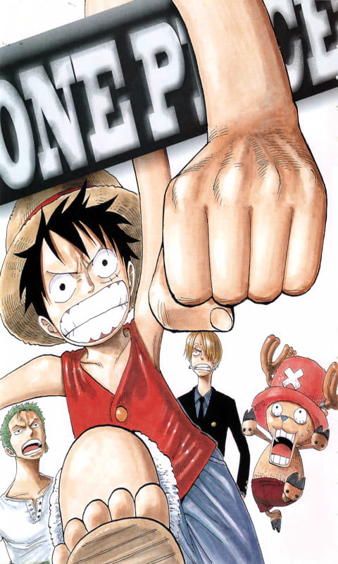 海贼王路飞卖萌系列手机壁纸