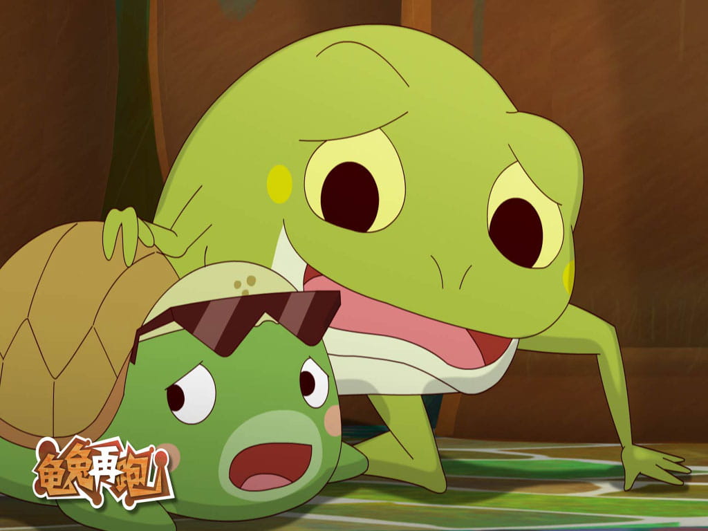 经典重现龟兔赛跑可爱壁纸