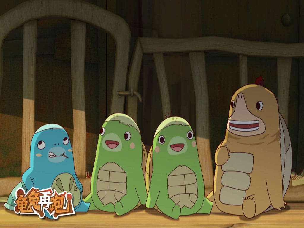 经典重现龟兔赛跑可爱壁纸