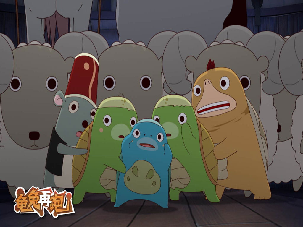 经典重现龟兔赛跑可爱壁纸