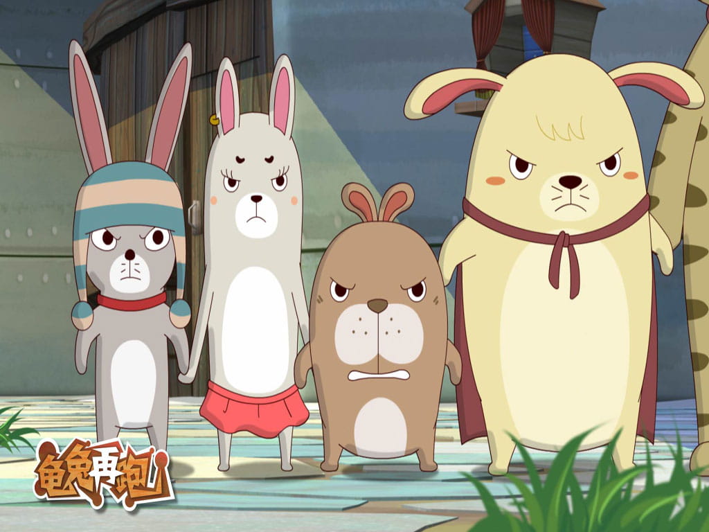 经典重现龟兔赛跑可爱壁纸