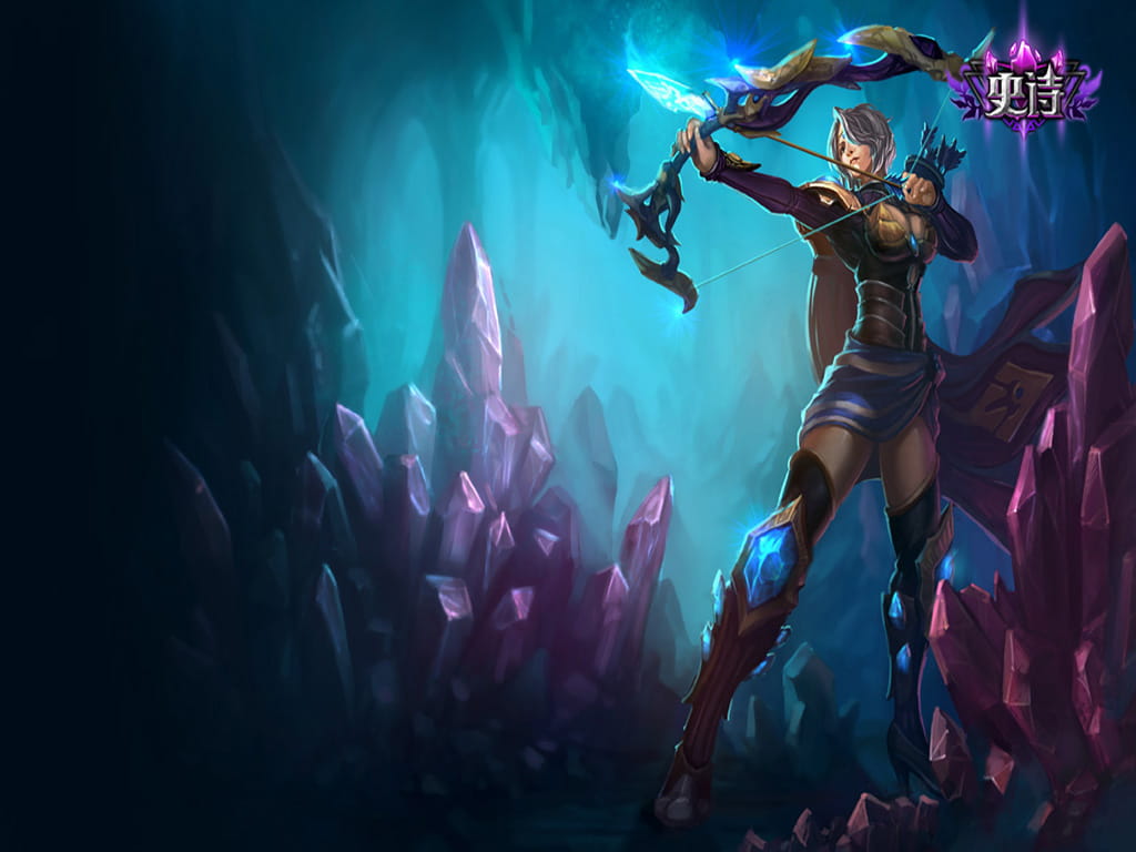 LOL寒冰射手 艾希性感壁纸