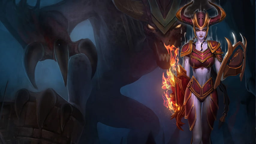 LOL龙血武姬希瓦娜壁纸