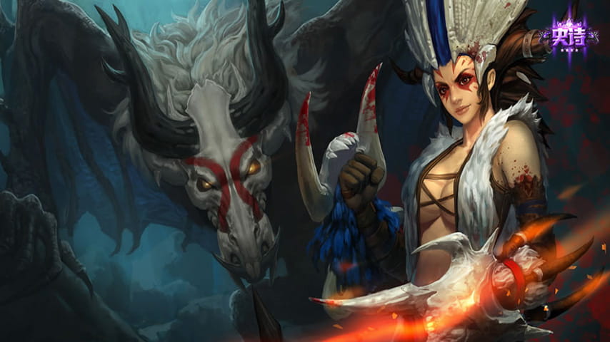 LOL龙血武姬希瓦娜壁纸