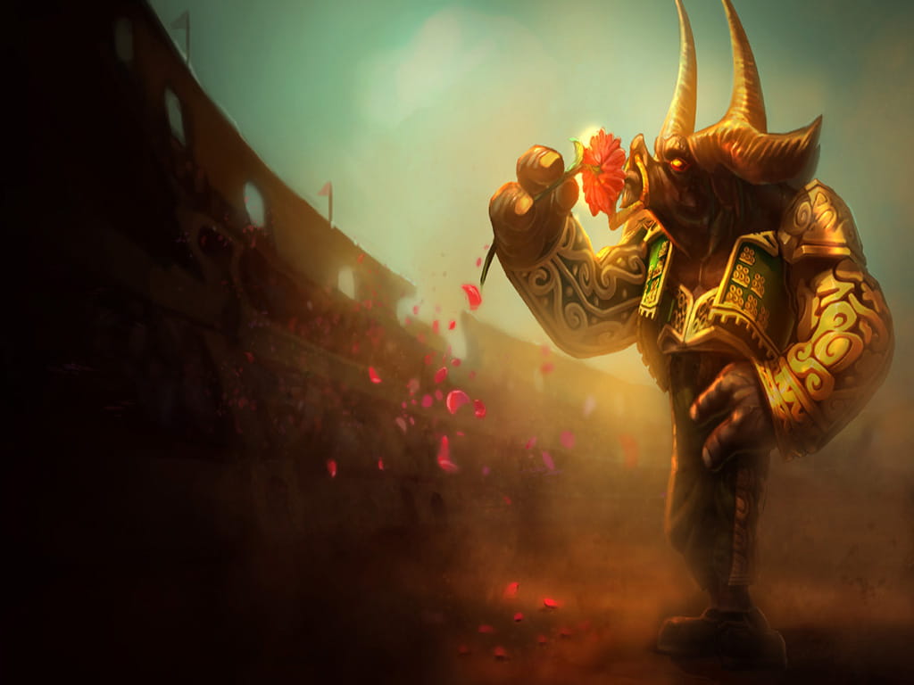 LOL牛头酋长阿利斯塔霸气壁纸